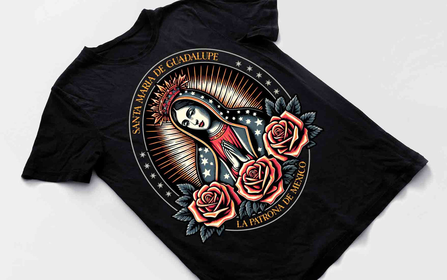 Nuestra Señora de Guadalupe PNG, Virgen María DTF, diseños para playeras DTF virgen de Guadalupe