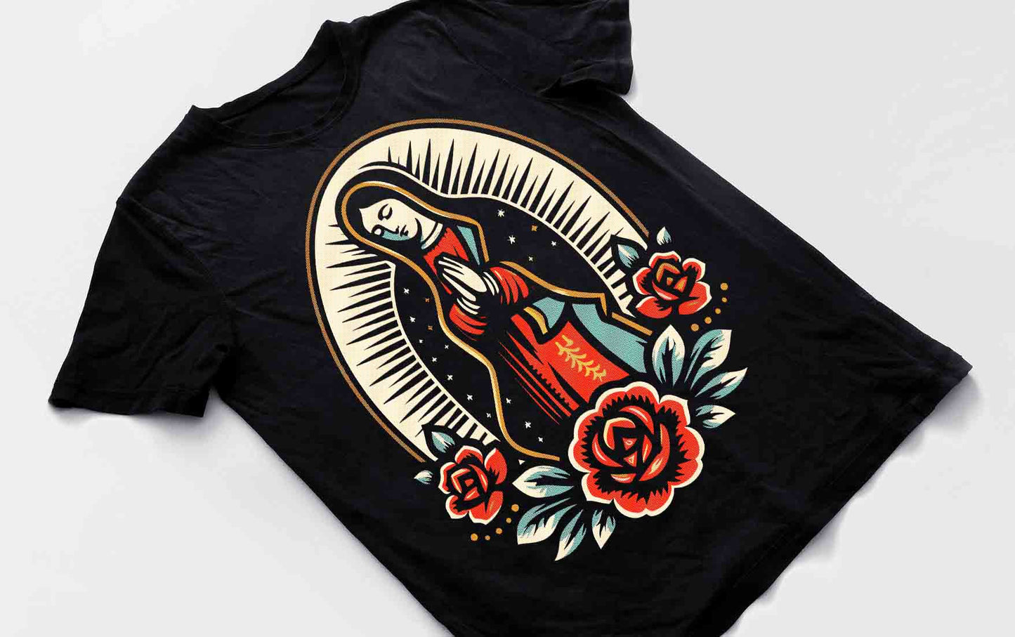 Nuestra Señora de Guadalupe PNG, Virgen María DTF, diseños para playeras DTF virgen de Guadalupe