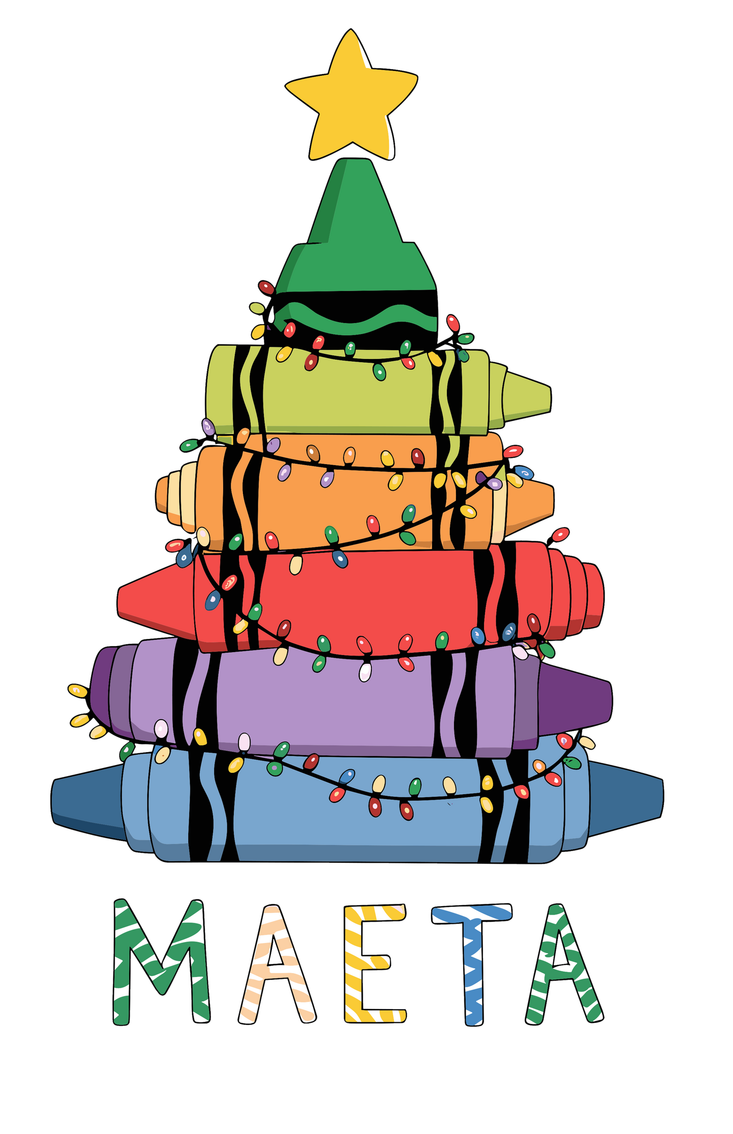 Diseños Navideños para Maestros PNG para DTF o sublimacion, descarga inmediata, maestros navidad, arbol de lapices PNG