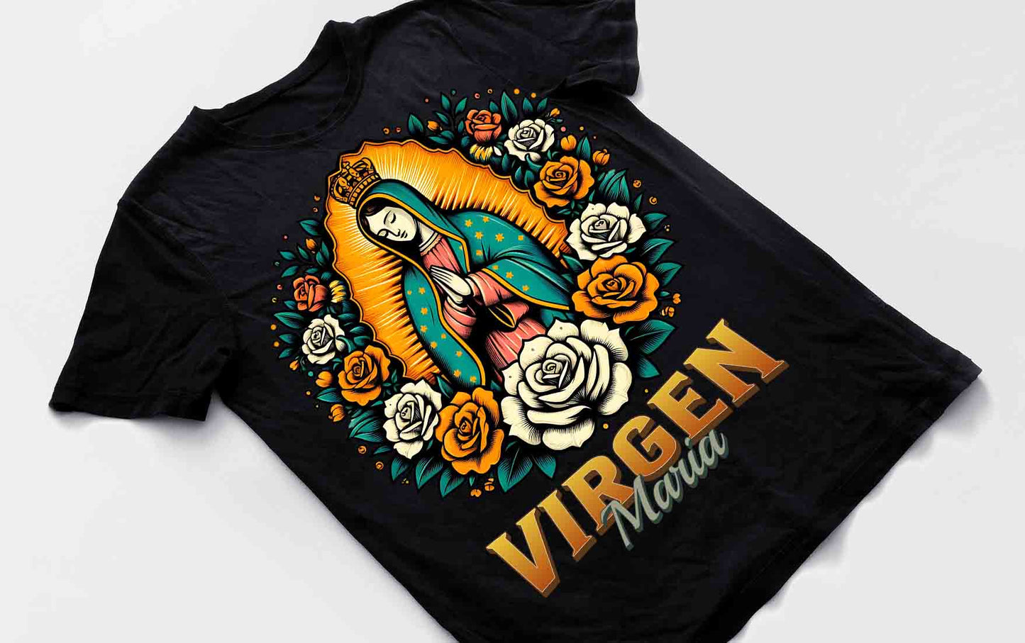 Nuestra Señora de Guadalupe PNG, Virgen María DTF, diseños para playeras DTF virgen de Guadalupe