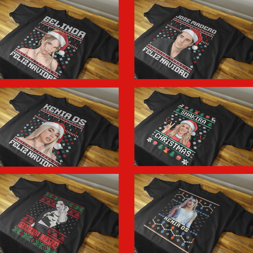35 Ugly Sweater Artist Designs Bundle | Christmas PNG Pack | Sublimation & DTF | Ugly Christmas Sweater PNG