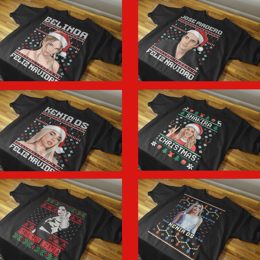 35 Ugly Sweater Artist Designs Bundle | Christmas PNG Pack | Sublimation & DTF | Ugly Christmas Sweater PNG