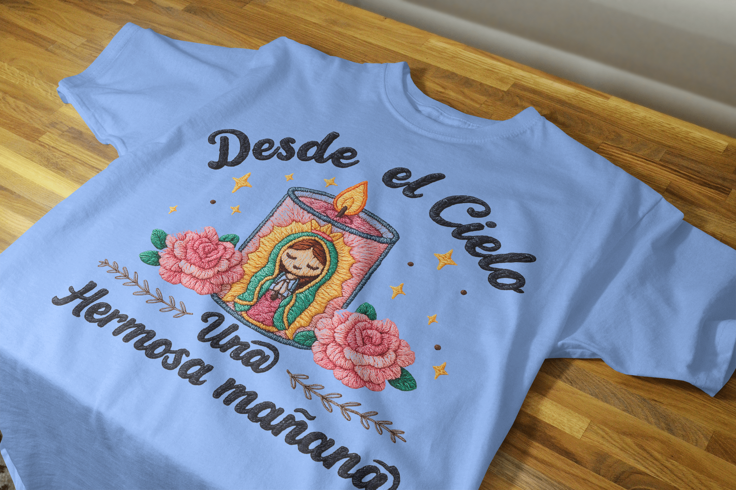 🧶 Pack 9 Diseños Virgen Crochet para impresión DTF – ¡Descarga Inmediata!
