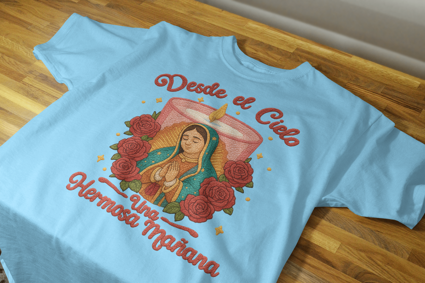 🧶 Pack 9 Diseños Virgen Crochet para impresión DTF – ¡Descarga Inmediata!