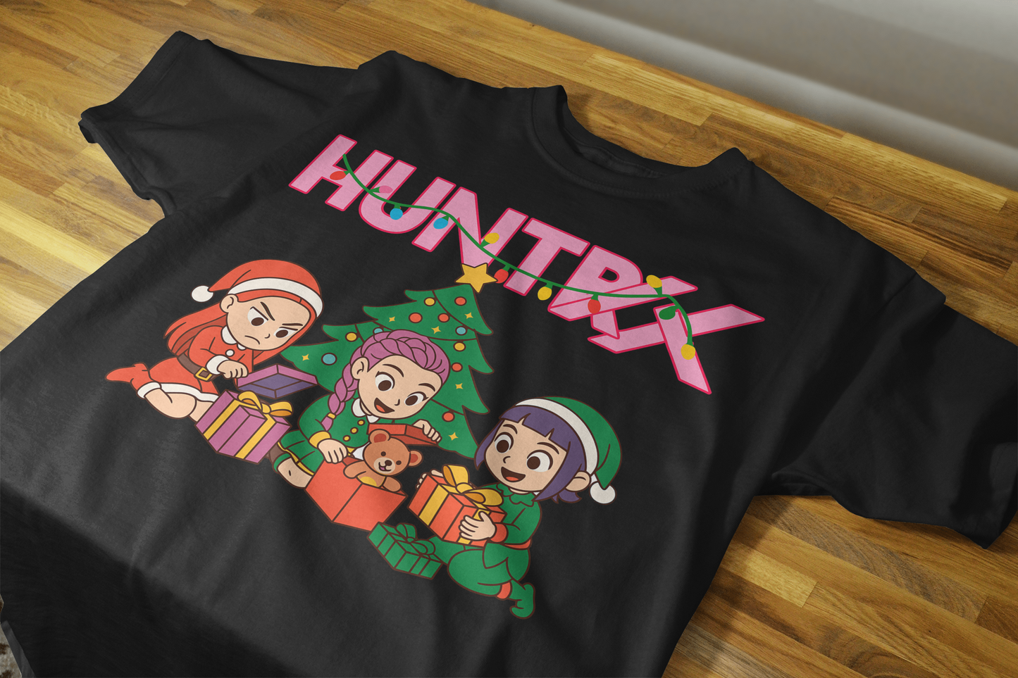 Pack  8 Diseños Navideños Huntrix Navidad para impresión DTF – ¡Descarga Inmediata!